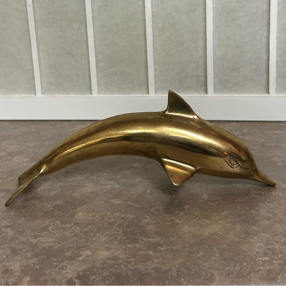 Vintage Brass Dolphin